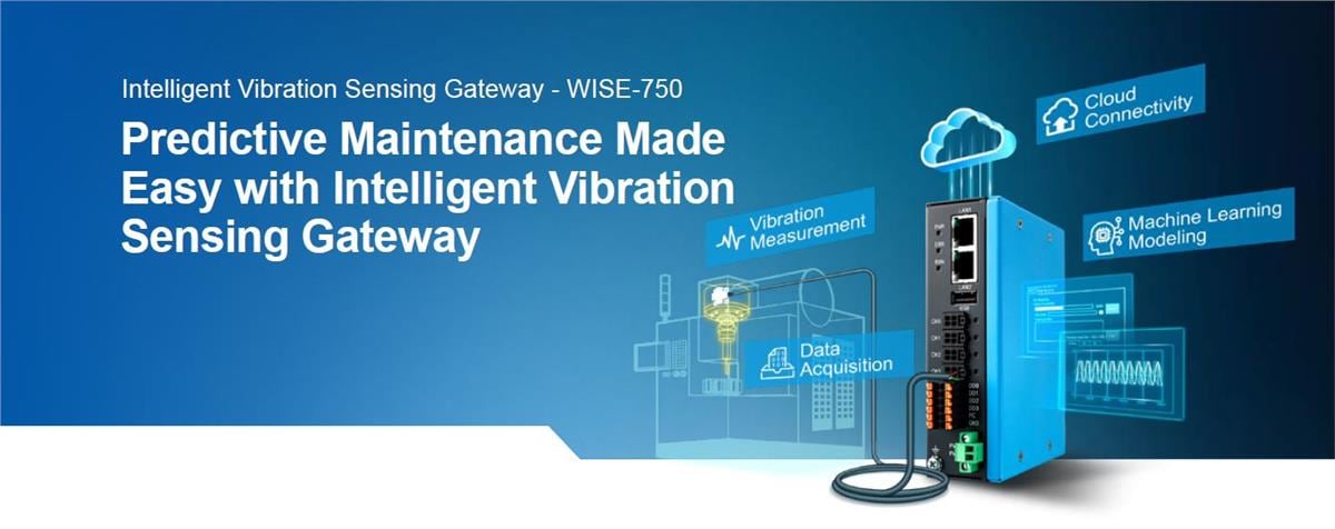 Advantech WISE-750 Intelligent Vibration Gateway Advantech WISE-750 Intelligent Vibration Gateway