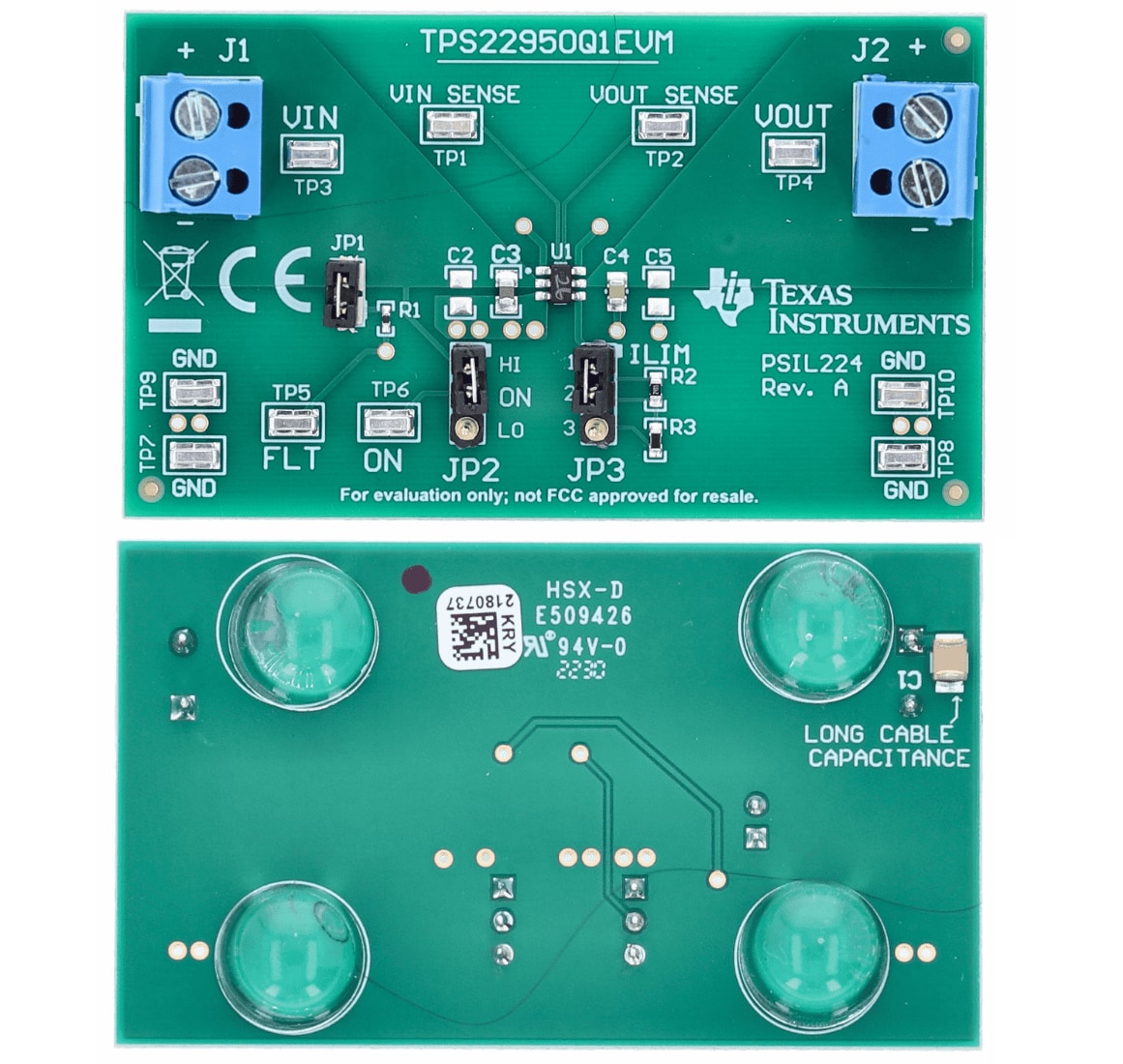 Texas Instruments TPS22950Q1EVM Evaluation Module
