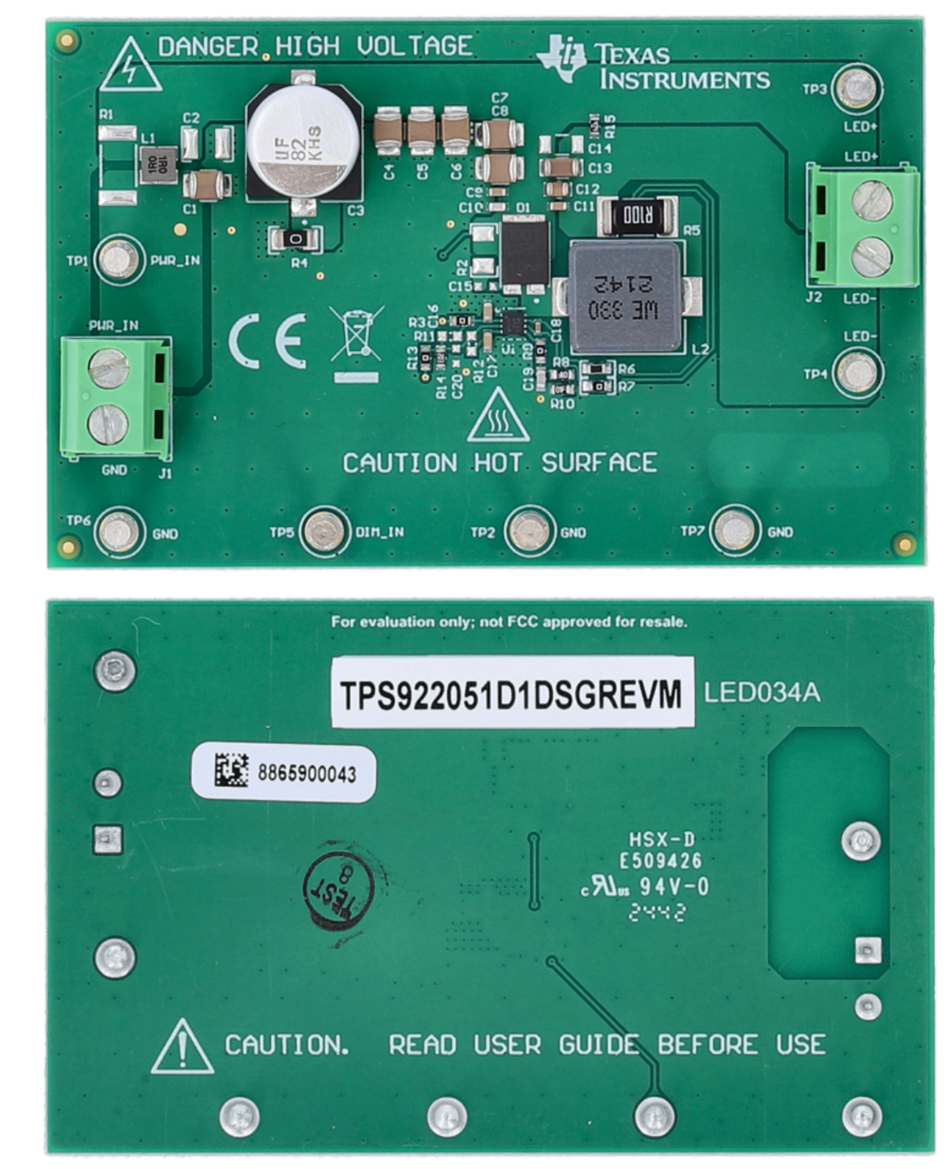 Texas Instruments TPS922050/1EVM Evaluation Modules